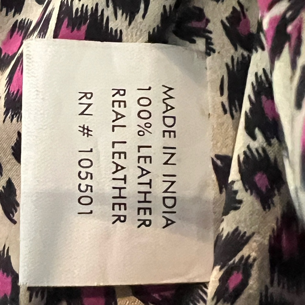 Double D Ranch- Killa Flag Black Studded Leather Jacket - Picture 3 of 8